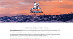 Desktop Screenshot of baxtercreekvet.com